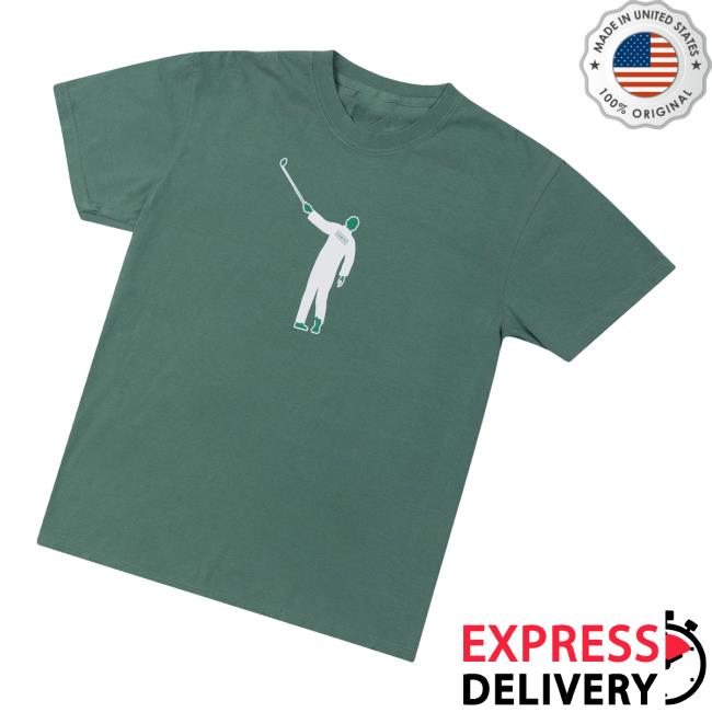 Play18 Golf Merch Store The No Laying Up Caddie Bib T-Shirt White 3 Play18 Golf Merch Store The No Laying Up Caddie Bib T-Shirt White