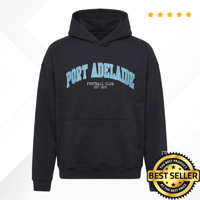 Port Store Merch Port Adelaide Essentials Arch Hoodie