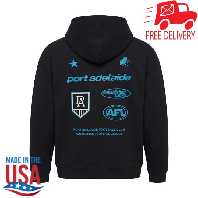 Port Store Merch Port Adelaide Lifestyle Box Fit Hood