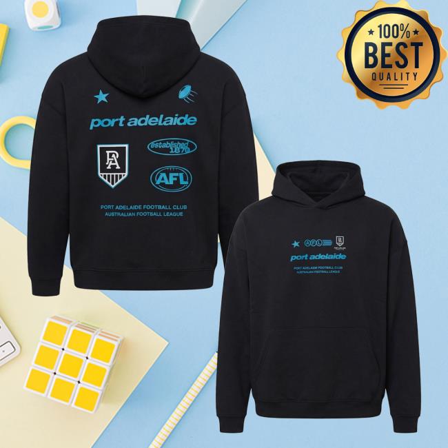Port Store Merch Port Adelaide Lifestyle Box Fit Hood