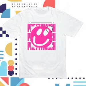 Prettymuch Store Merch Smiley White Tee