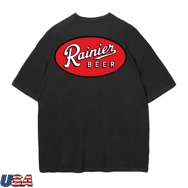 Rainier Beer Merch Store Oval Tee 4 Rainier Beer Merch Store Oval Tee