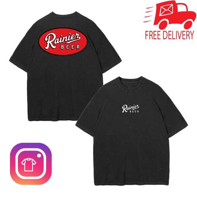 Rainier Beer Merch Store Oval Tee 5 Rainier Beer Merch Store Oval Tee
