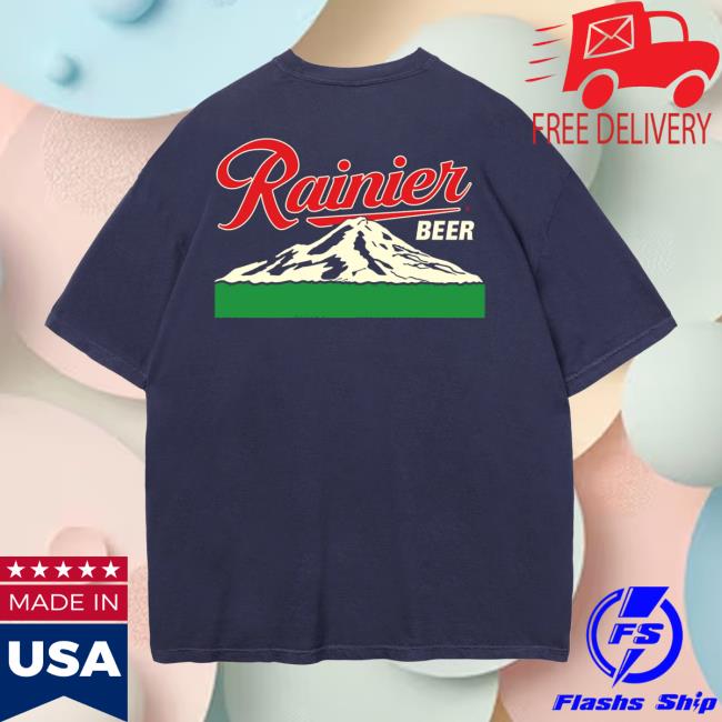Rainier Beer Merch Store Rainier Mountain Tee 4 Rainier Beer Merch Store Rainier Mountain Tee