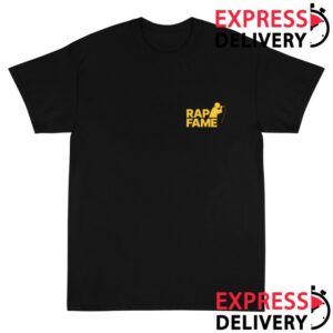 Rap Fame Merch Store Rap Fame T-Shirt Black&Yellow