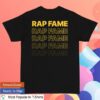 Rap Fame Merch Store Rap Fame T-Shirt Black&Yellow