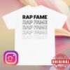 Rap Fame Merch Store Rap Fame T-Shirt White&Black