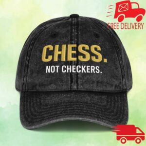 Ricco Ross Merch Store Chess Not Checkers Cotton Twill Cap