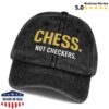 Ricco Ross Merch Store Chess Not Checkers Cotton Twill Cap