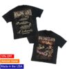 Rolling Loud Merch Store Donk Washed Black Bling 26 Lineup Tee