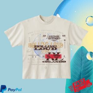 Rolling Loud Merch Store Preservation 26 Headliners Ivory Tee