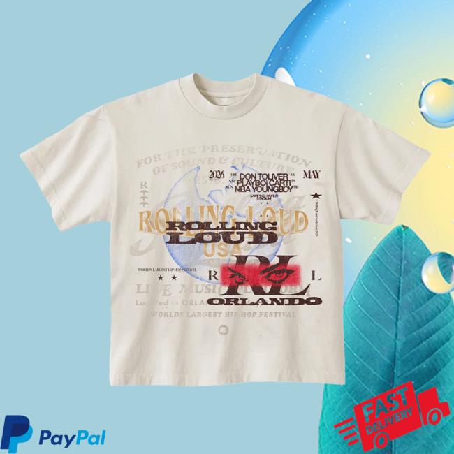 Rolling Loud Merch Store Preservation 26 Headliners Ivory Tee 3 Rolling Loud Merch Store Preservation 26 Headliners Ivory Tee