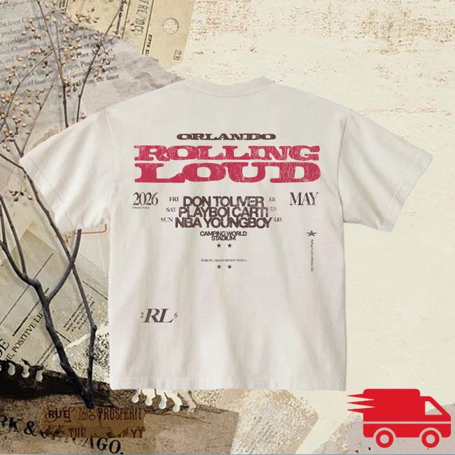 Rolling Loud Merch Store Preservation 26 Headliners Ivory Tee 4 Rolling Loud Merch Store Preservation 26 Headliners Ivory Tee