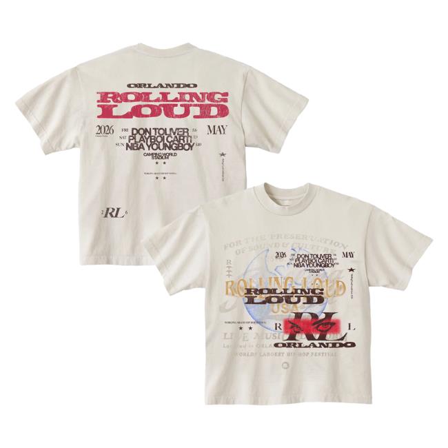 Rolling Loud Merch Store Preservation 26 Headliners Ivory Tee 5 Rolling Loud Merch Store Preservation 26 Headliners Ivory Tee