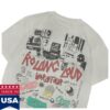 Rolling Loud Merch Store World Tour Collage Distressed White Tee