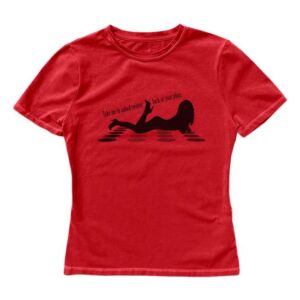 Sabrina Carpenter Merch Store Naked Twister Red Baby Tee