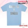 Sabrina Carpenter Store Merch Working Late Silver Foil Graphic Tee