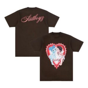Sad Girlz Clothing Merch Store Angel Baby Brown Tee