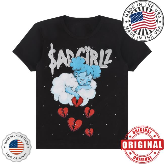 Sad Girlz Clothing Merch Store Broken Heart Blu Black Crop Tee 2 Sad Girlz Clothing Merch Store Broken Heart Blu Black Crop Tee