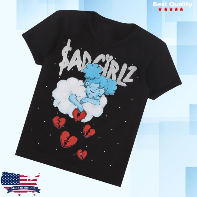 Sad Girlz Clothing Merch Store Broken Heart Blu Black Crop Tee 3 Sad Girlz Clothing Merch Store Broken Heart Blu Black Crop Tee