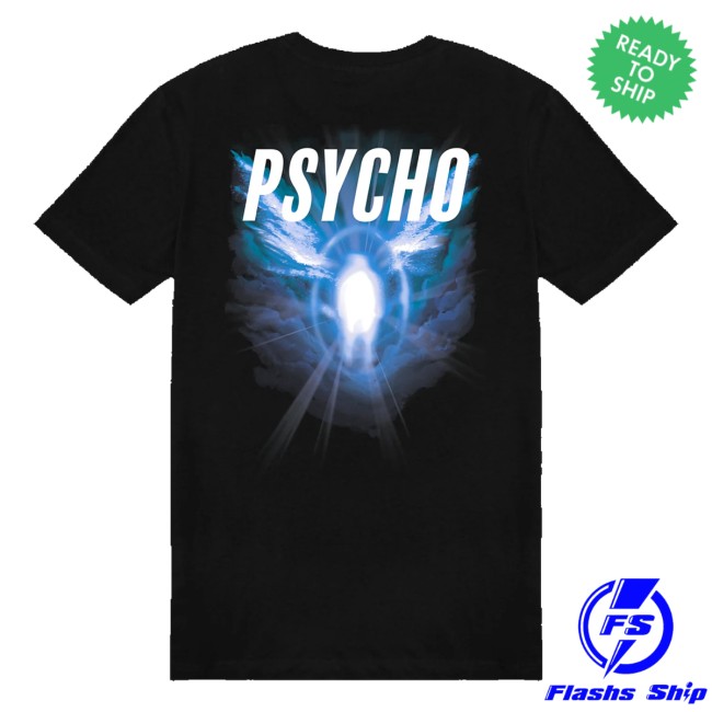 Santandave Merch Store Sacred Psycho Tee Exclusive Blue Edition