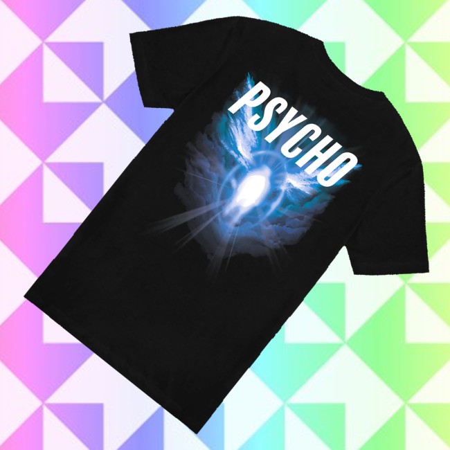 Santandave Merch Store Sacred Psycho Tee Exclusive Blue Edition