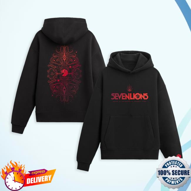 Seven Lions Merch Store Seven Lions Asleep In The Garden Hoodie