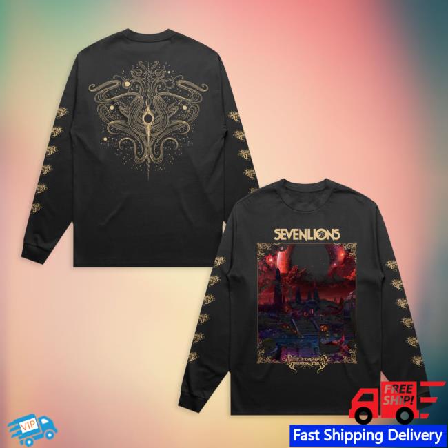 Seven Lions Merch Store Seven Lions Asleep In The Garden Long Sleeve