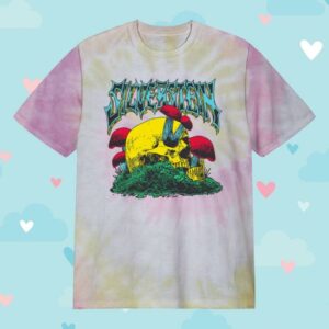 Silverstein Merch Store Skull Shroom Tie Dye T-Shirt