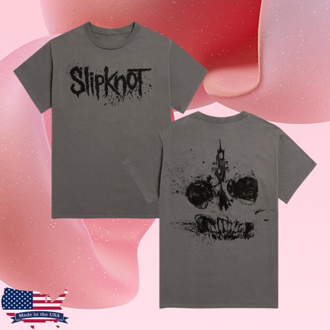 Slipknot Merch Store Skull Grey T-Shirt 5 Slipknot Merch Store Skull Grey T-Shirt