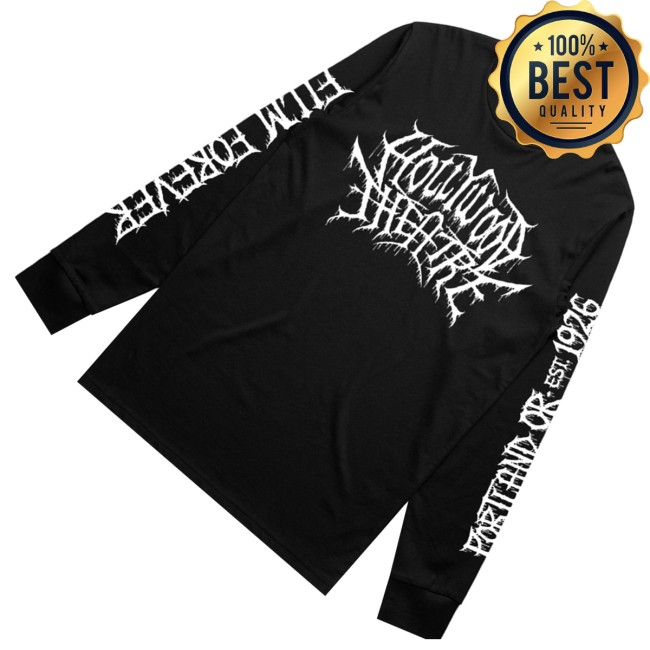 Square Merch Store Film Forever Nw Black Metal Logo Longsleeve Shirt