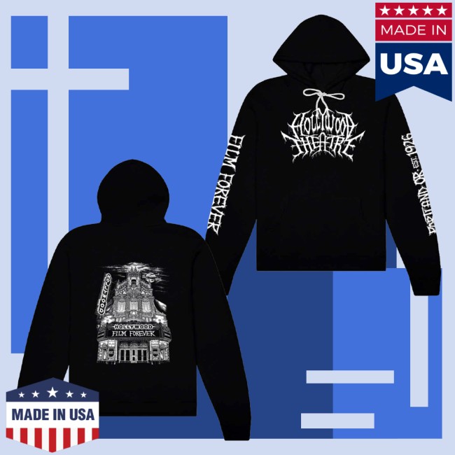 Square Merch Store Film Forever Nw Black Metal Logo Pullover Hoodie