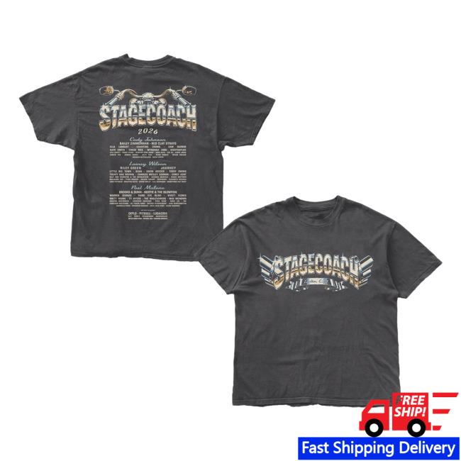 Stagecoach Festival Merch Store Desert Rider 2026 Lineup Tee 5 Stagecoach Festival Merch Store Desert Rider 2026 Lineup Tee