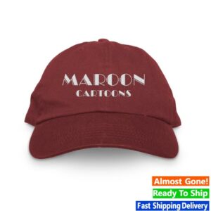 Super Yaki Merch Store Maroon Cartoons Hat