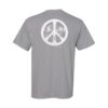 Surf Curse Merch Store Peace Sign Tee Gray White Text