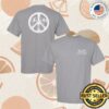 Surf Curse Merch Store Peace Sign Tee Gray White Text