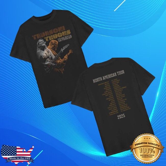 Tedeschi Trucks Band Merch Store Black Photo Tour T-Shirt 3 Tedeschi Trucks Band Merch Store Black Photo Tour T-Shirt