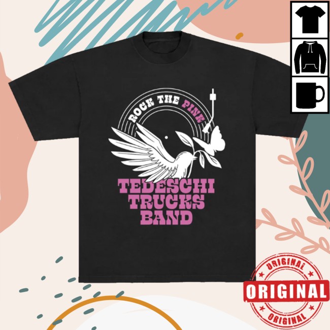 Tedeschi Trucks Band Merch Store Rock The Pink T-Shirt 2 Tedeschi Trucks Band Merch Store Rock The Pink T-Shirt