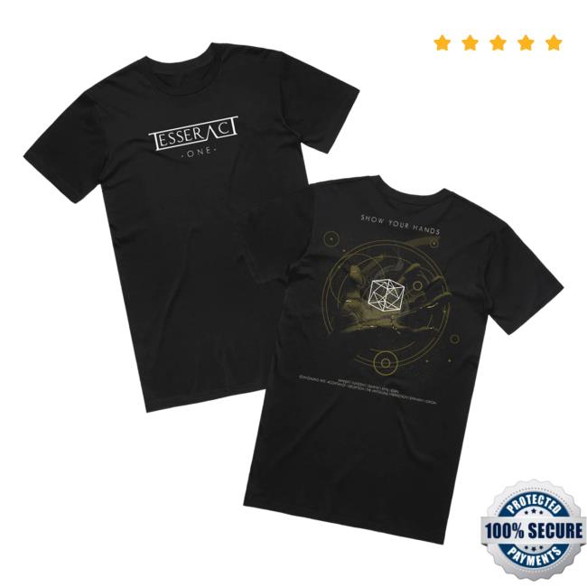 Tesseract Band Merch Store One Reissue T-Shirt Black