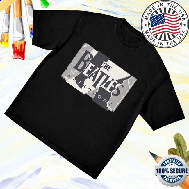 The Beatles Store Merch Anthology Black Logo T-Shirt 3 The Beatles Store Merch Anthology Black Logo T-Shirt