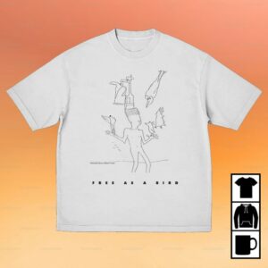 The Beatles Store Merch Free As A Bird T-Shirt