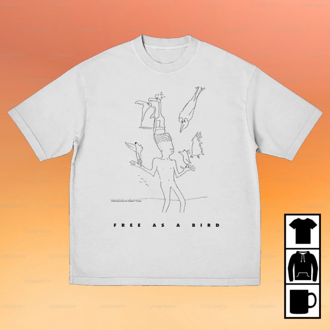 The Beatles Store Merch Free As A Bird T-Shirt 3 The Beatles Store Merch Free As A Bird T-Shirt