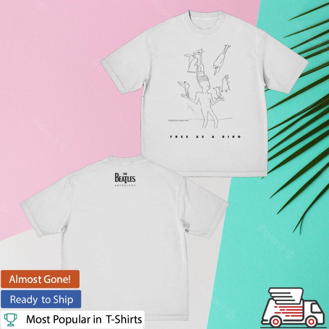 The Beatles Store Merch Free As A Bird T-Shirt 5 The Beatles Store Merch Free As A Bird T-Shirt