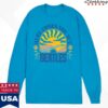 The Beatles Store Merch Here Comes The Sun Blue Longsleeve Shirt