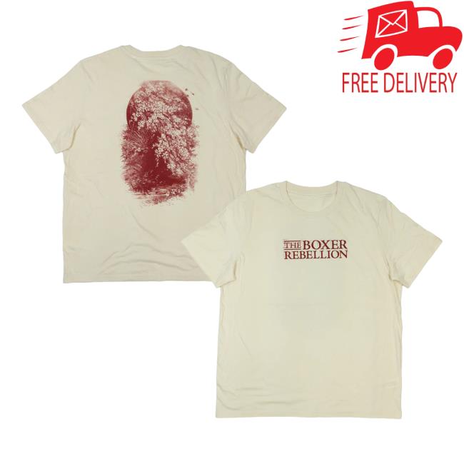 The Boxer Rebellion Merch Store Flowers In The Water Natural Tee 5 The Boxer Rebellion Merch Store Flowers In The Water Natural Tee