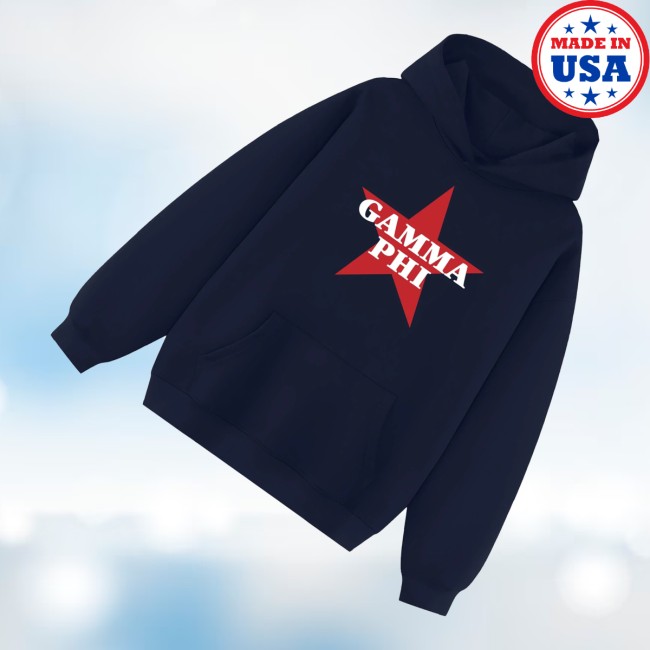 The Hang Loose Hut Merch Store Gamma Phi Rising Star Hood Stitch Sorority Hoodie