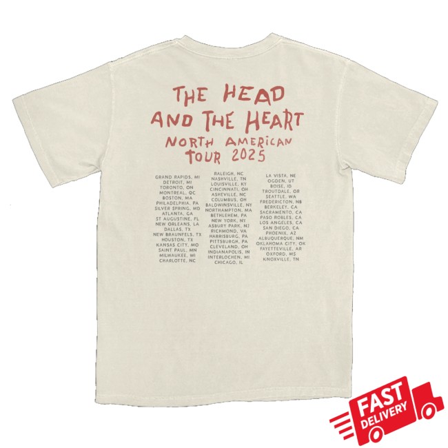 The Head And The Heart Merch Store Thath Aperture Photo Tour Tee 5 The Head And The Heart Merch Store Thath Aperture Photo Tour Tee