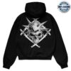 The Hollowsquad Merch Store Spiked Skull Hoodie