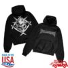 The Hollowsquad Merch Store Spiked Skull Hoodie