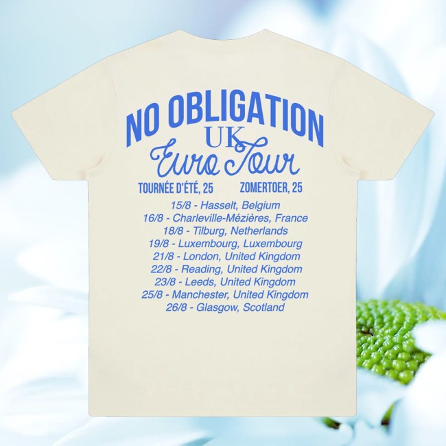 The Linda Lindas Merch Store No Obligation Uk Eu 2025 Tour T-Shirt Natural 4 The Linda Lindas Merch Store No Obligation Uk Eu 2025 Tour T-Shirt Natural